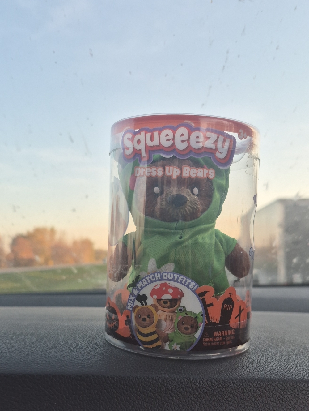 Dress Up Bear Squeeezy Green Costume Frog